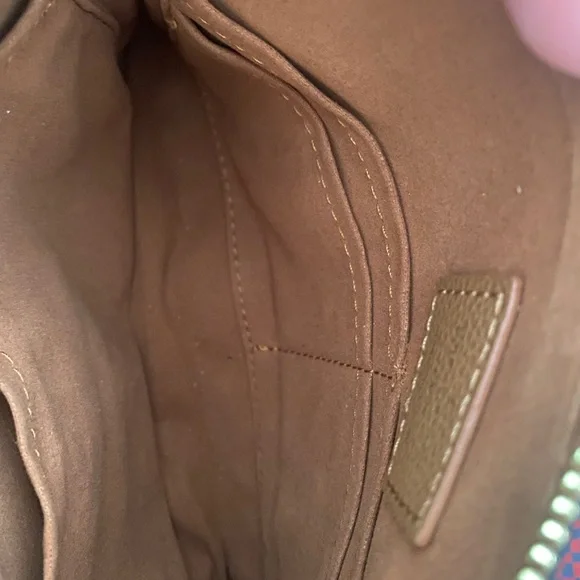 Designer Monogram Pouch wristlet wallet - Picture 8 of 9